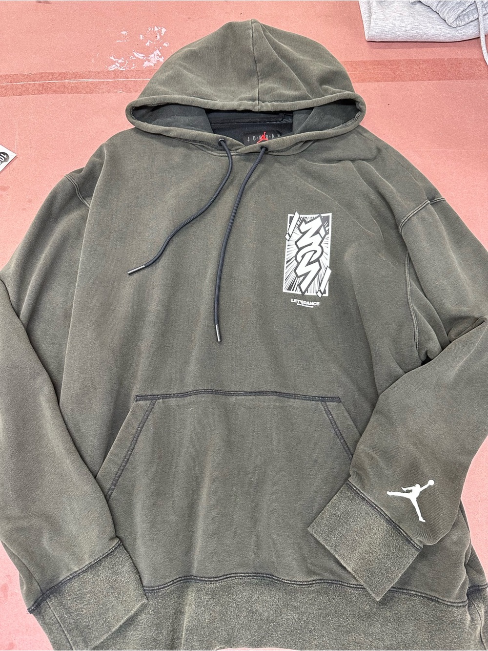 Jordan Zion Williamson Men's Olive Green Graphic Hoodie